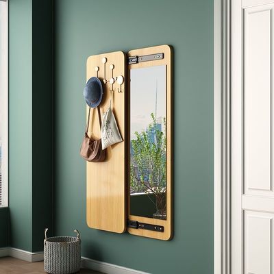 Volllängiger Wandspiegel Unzerbrechliches Massivholz Verborgenes Design zum Jubiläumsfest