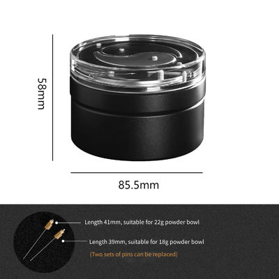 Schwarze 7 Nadeln 0,4 mm WDT Espresso Kaffeedistributeur Werkzeug Tee Kaffee Nadel Distributor WDT Werkzeug