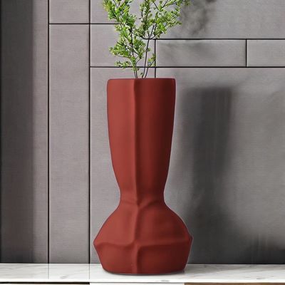 Speziell geformte Glaskeramische Vase in modernem Stil für Hochzeiten und Zuhause