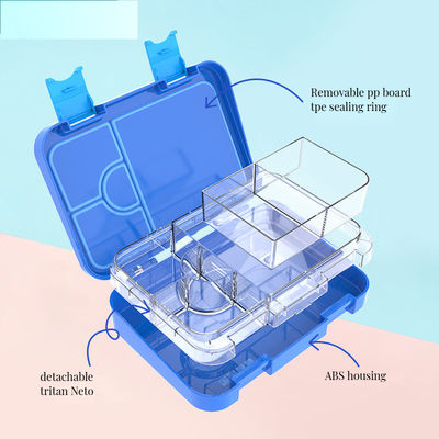 Custom Logo Mittagessen Bento Mahlzeit Vorbereitung Behälter BPA-frei 200ml Glas Speisenbox