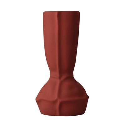 Moderne unregelmäßige Keramik-Blumenvase für Badezimmer