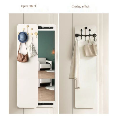 Design Luxus Wandspiegel mit Super Handgefertigtem Ledergürtel und Fancy Hanging Top