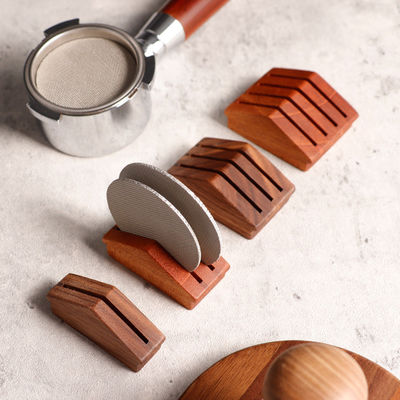 Braun Walnuss Silikonschirm für 58mm Espresso Barista Filterhalter im modernen Design