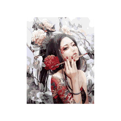 Home Office Hotel Dekoration Kreative DIY Porträt Kits für handgemalte Ölkunst Leinwand