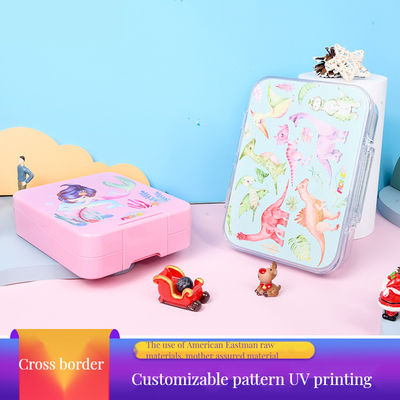 Isolierte Kinderrestaurant-Lunchbox mit 3 Abteilungen und undichtem Silikonbehälter