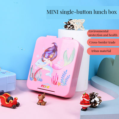 Isolierte Kinderrestaurant-Lunchbox mit 3 Abteilungen und undichtem Silikonbehälter