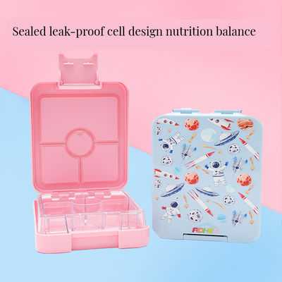 Kindersichere und BPA-freie runde Silikon-Lunch-Bento-Box für die bequeme Lagerung von Snacks