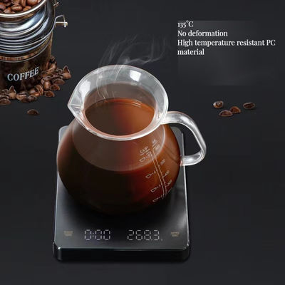 Einfach zu LED Elektronische Kaffeeskala 1-3000g Kapazität 250mAh Batterie Minimalistisches Design