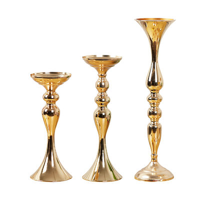 Fancy Vintage Gold Metall Meerjungfrau Kerzenhalter für Hochzeitsfeier Versorgung Home Decor