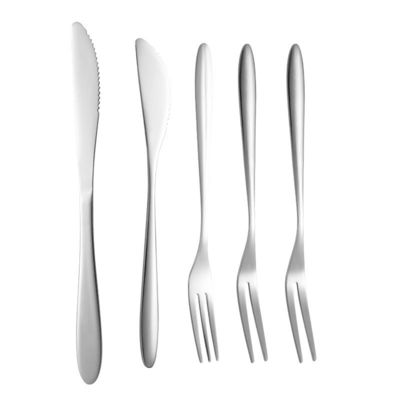 Vintage Design Edelstahl Flatware Set für Hotel Restaurant Spiegel poliertes Besteck