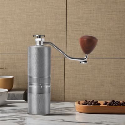 Manuelle Espresso-Mühle C2 Keramische kegelförmige Schleuder und Holzgriff für Kaffeebohnenmühlen