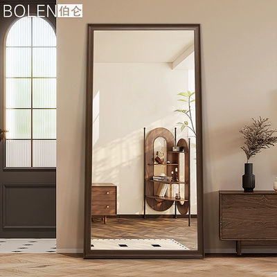 Modernes Design Glas Fußboden Spiegel für Schlafzimmer Vollkörper Wand in Kleidungsgeschäft montiert