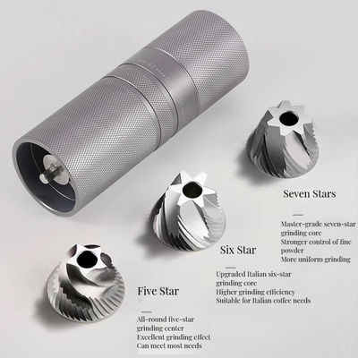 Perfektes Geschenk Schachtel Utensilien Elektrische Espresso-Schleifmaschine Tragbare Alloy-Handbuch Kaffee C2