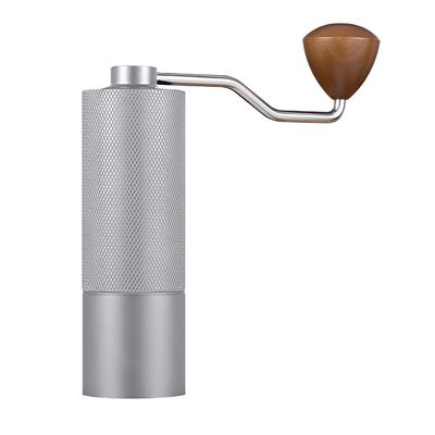 Edelstahl Holzgriff Handbuch Espresso-Schleifmaschine Al-Legierung C2 für Kaffee-Tee Werkzeuge