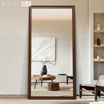 Stilvolles Glas Vollkörper Fußboden Stehspiegel für Schlafzimmer und Wohnzimmer Dekoration
