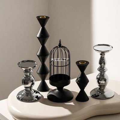 Home Dinner Tisch Dekoration Vintage Metallkerzenhalter mit individuellen Größen