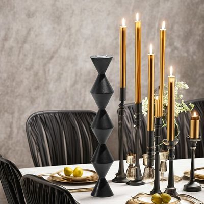 Anlass zum Valentinstag Eisene Kürbis Metallkerzenhalter für Luxus-europäische Wohnkultur