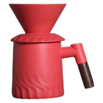 Einfaches Design Moderne Vintage-Kaffeemaschine Set in Matte Schwarz für sicheres Gießen über das Brauen