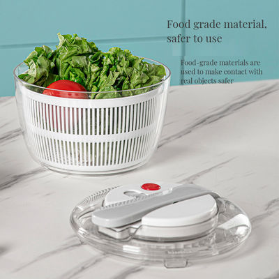 Elektro-Bamboo Salat und Obst Gemüse Trockner Schnellreiniger Spinner