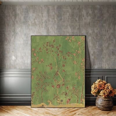 Moderne Ölmalerei auf Leinwand Stilvoller Digitaldruck Blumen Wanddekoration für Hotel