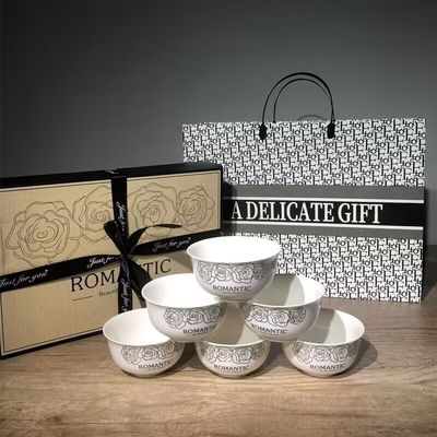 Karikatur-Dekal-Druck-Stonware-Dinnerware-Sets für das Hotel-Restaurant