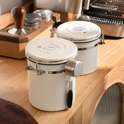 Rundes 1500 ml Edelstahl-Kaffeespeicher für kommerzielle Käufer