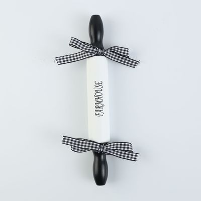High Value Bow Design Mini Silk Screen Rolling Pin für das Hausbacken in individueller Farbe