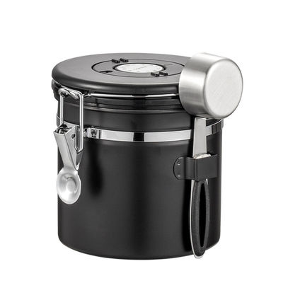 Individuelles Logo 1500 ml Edelstahl Vakuum Kaffeebohnen-Speicherbehälter mit Griff