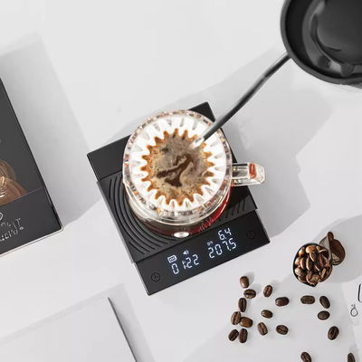 Multifunktionale elektronische Balkenwaage für das präzise Wiegen von Früchten und Kaffee auf dem LCD-Display