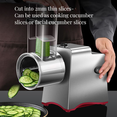 Elektrische Gemüseschneider Großkalibrierende Bambuskäse Schredder Maschine für Formaggio 250W