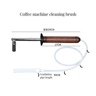Vorratene Espresso-Reinigungsbürste mit Anti-Brennen-Handgriff Druckdampfbürste