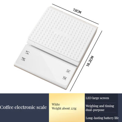 ABS-Digitalgewichtsmessgerät für die Küche 3kg/0,1g Gießen über Kaffeeskala Timer