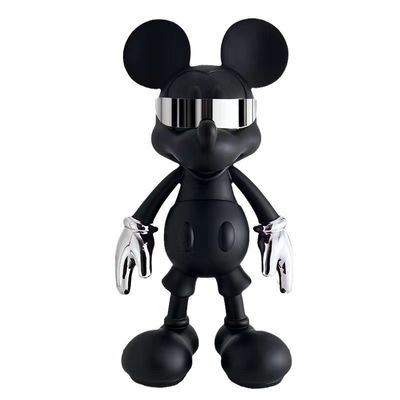 Zeitgenössische Cyberpunk Mickey Mouse Keramikornamente für Wohnzimmer und Veranda