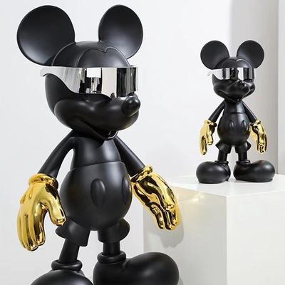 Modernes Keramikdekor mit Cyberpunk Mickey Mouse für multifunktionale Räume