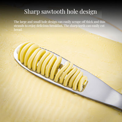 Silber Top Verkauf Edelstahl Buttermesser Titanium überzogen Langgriff Marmelade Butter Spatula Western Tischgeschirr Creme Dekorationsmesser