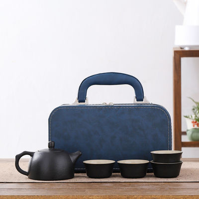 Wiederverwendbares Keramik-Tee-Tassen-Set Personalisierte tragbare Kaffeeausrüstung für Outdoor-Reisen