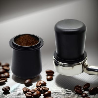51/58mm Umweltschonende Aluminiumlegierung Kaffeesnüffler Tasse mit Pulver-Feeder-Dosierbecher