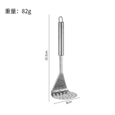1 Stück Edelstahl Bambus Kartoffelmaschine für Gemüsepuree Küchenzubehör
