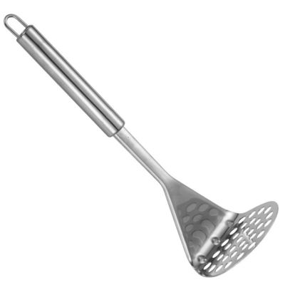 1 Stück Edelstahl Bambus Kartoffelmaschine für Gemüsepuree Küchenzubehör