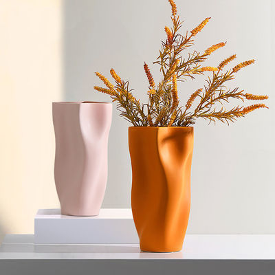 Elegante Matt Glaze Nordic Keramik Tischfläche Vase für modernes Zuhause und Hochzeitsdekoration