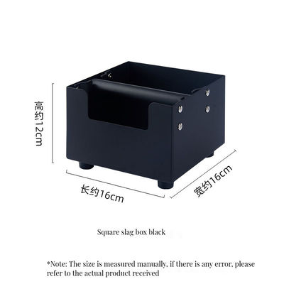 Abnehmbare Knock Bar aus Edelstahl Silicone Cuboid Knock Box für Kaffee-Tee Werkzeuge