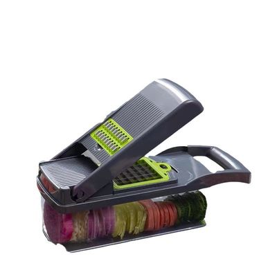 15 Stück Multifunktions-Bambus-Handschneidemaschine für Zwiebeln, Gemüse und Früchte