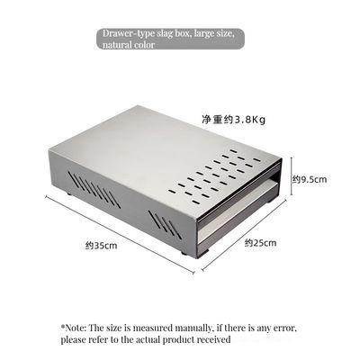 Edelstahl-Schublade-Typ Eimerstange für Kaffeesatz im klassischen Stil