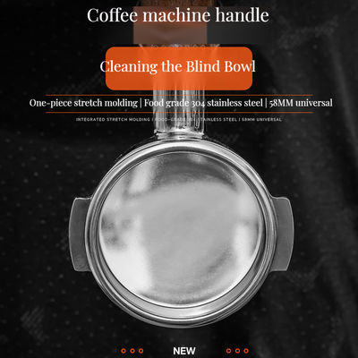58mm Edelstahl Blind Portafilter Werkzeug für Haus- und Restaurant Espresso-Maschinen