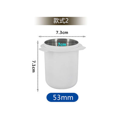 Kaffee-Dosierring 51/58mm Aluminiumlegierung Schnüffler-Tasse Pulver-Fütterer Espresso-Werkzeug-Tasse