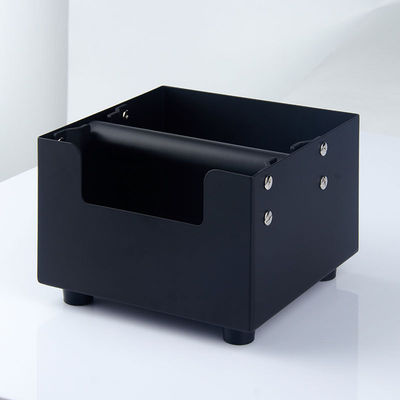 Nicht rutschfähige Basis Lebensmittelsicherung Silikon Kaffee Knock Box Tamper Mat mit abnehmbaren Knock Bar