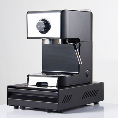 Kaffeesatz Eimer Verdickte Schublade Typ Edelstahl-Klopfbehälter mit Stange