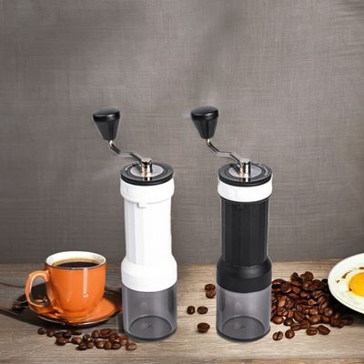 Kompakte manuelle Kaffeemühle Edelstahl Keramik-Burr-Mahlmaschine für tragbare