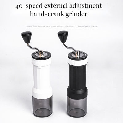 Mini Handmühle Moderne Design Edelstahl Kunststoff Kaffeemühle für Restaurants