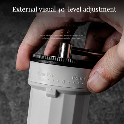 Moderne tragbare Handmühle Verstellbarer Keramik-Burr-Kaffee-Miller für Kaffee-Tee-Tools